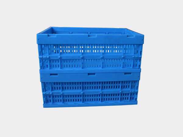 轩盛塑业600-240塑料内倒式折叠周转筐