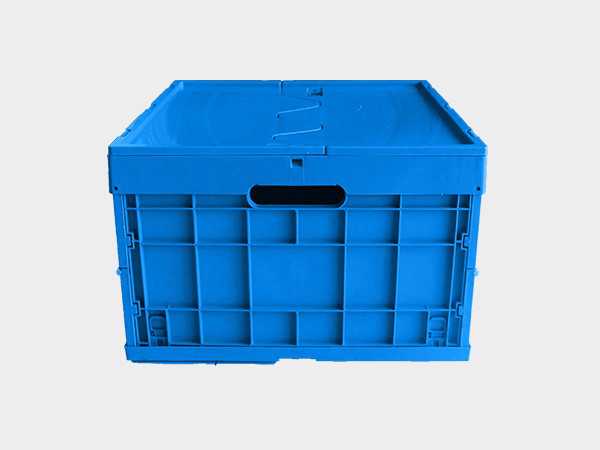 轩盛塑业520-300塑料内倒式折叠周转筐